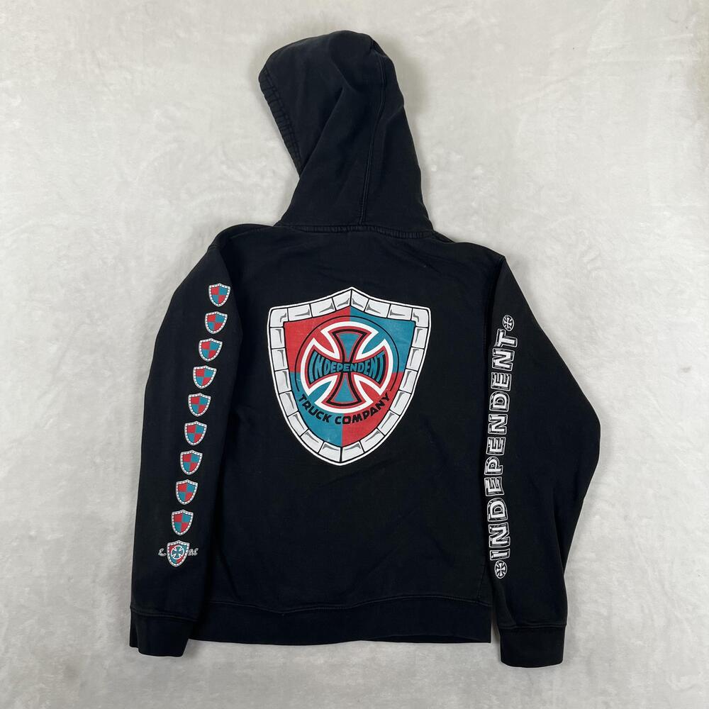 Independent Truck Company Lance Mountain Hoodie Mens Small Black Sweatshirt